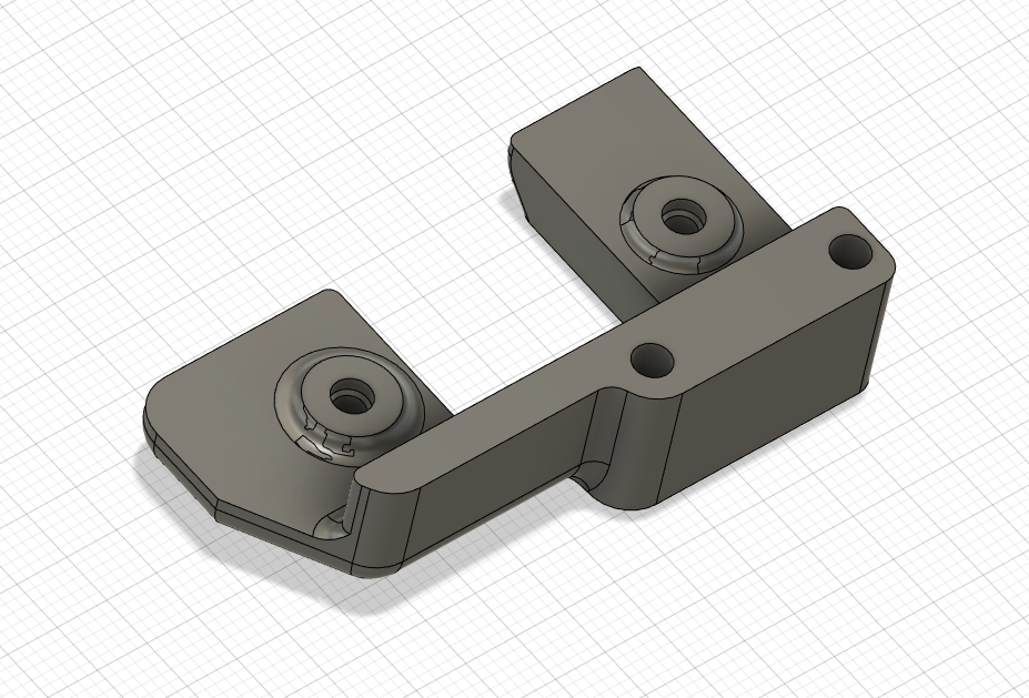 Voron XY-endstop pod for microswitch PCB, for MGN12H