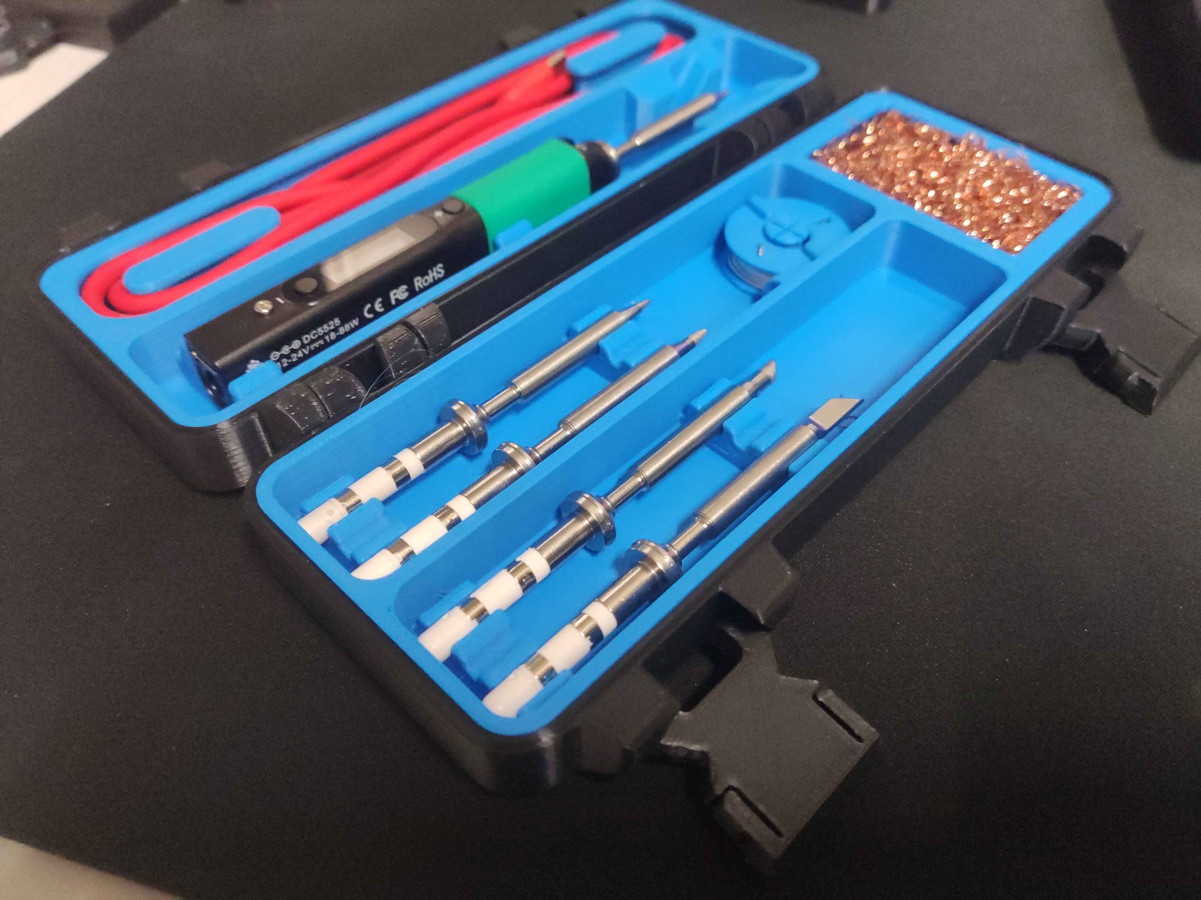 4-tip insert with spools for rugged multipart pinecil
