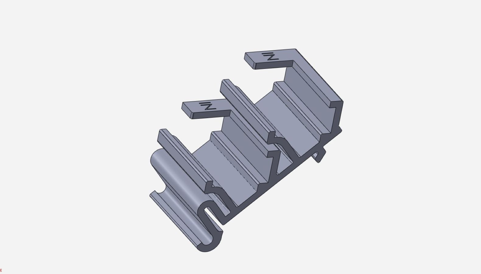 Wago Hutschienenmontage 2x 221-415 DIN rail mounts