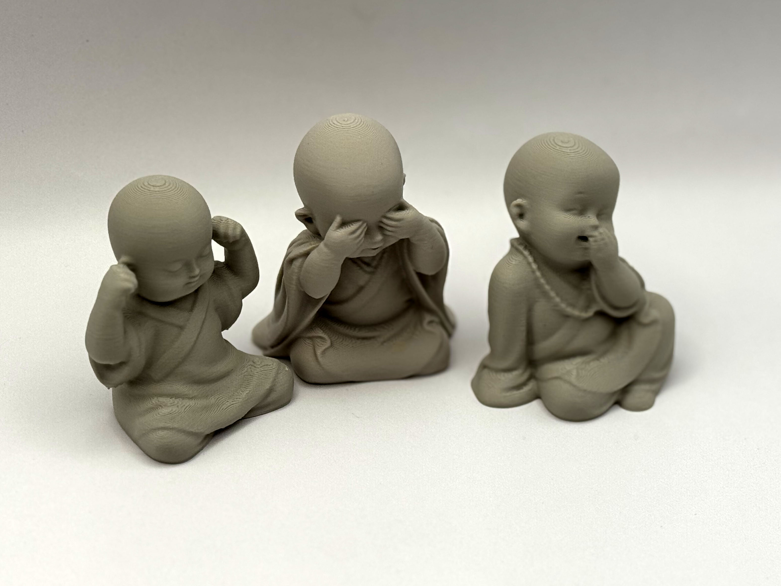 Three Baby Monks