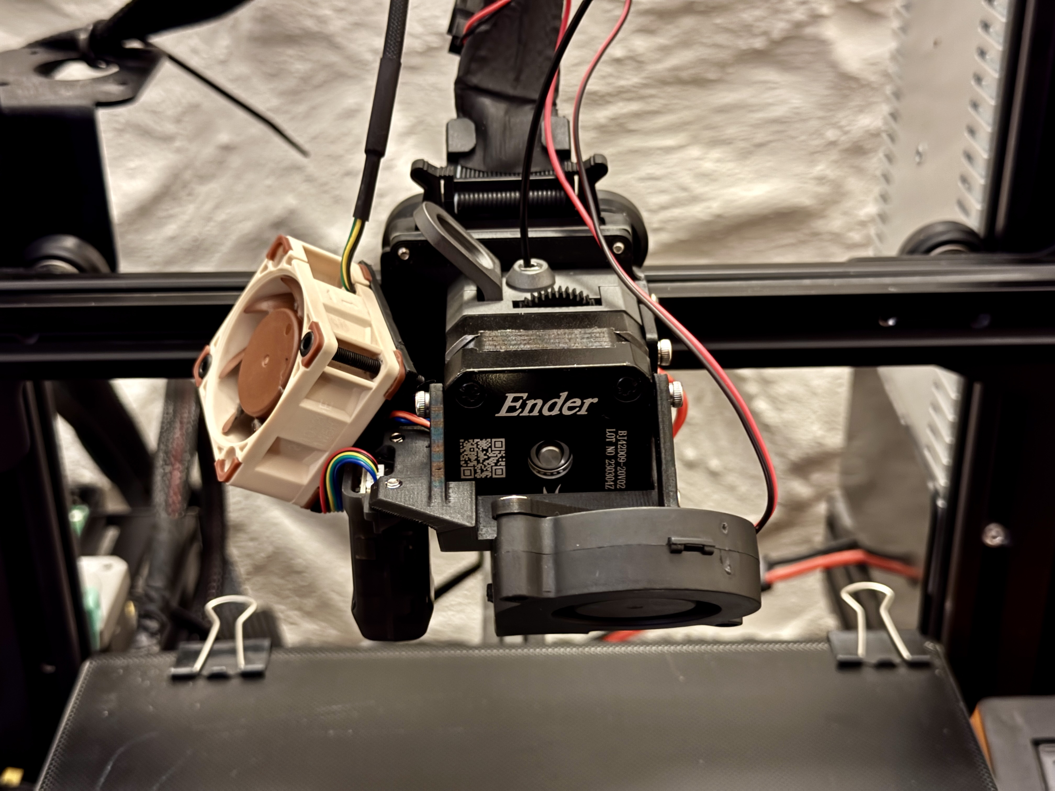 4x20 and 5015 Creality Sprite extruder fan mount