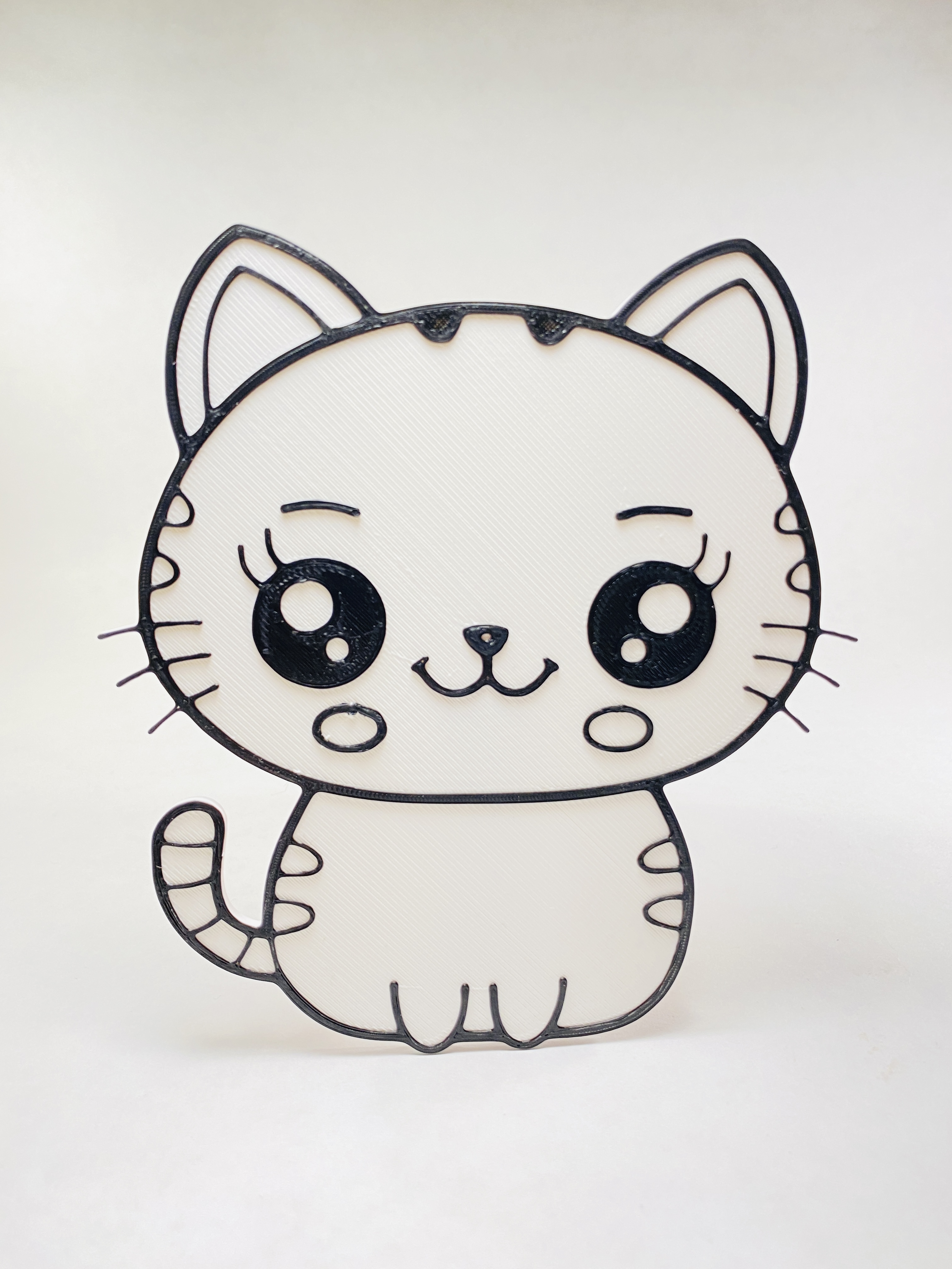 cute kawaii playful calico kitty cat cartoon... - Stock Illustration  [97361659] - PIXTA
