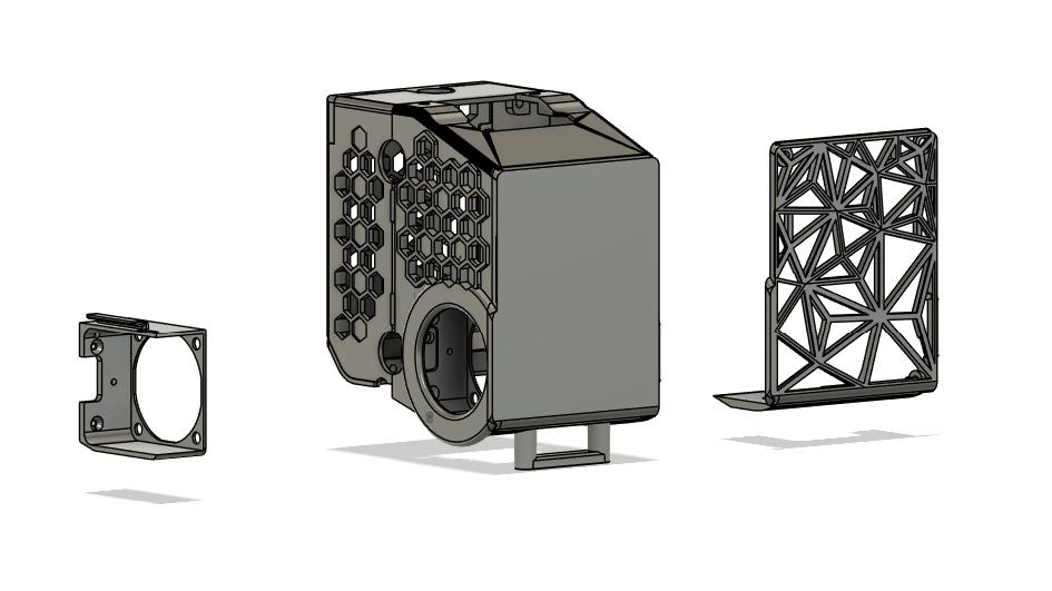 Beta: Remix of Stewy's Beacon H Mount for 4020 Fan Mod