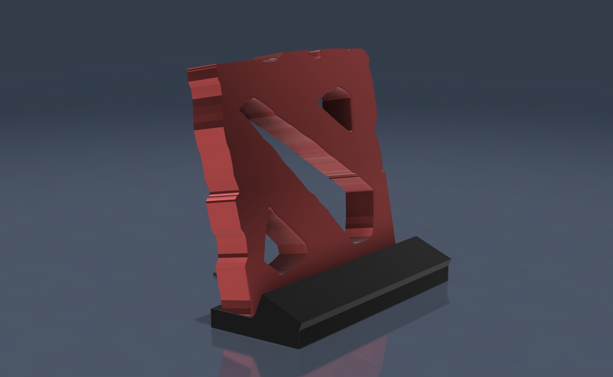 Dota 2 Trophy Stand Decoratrion