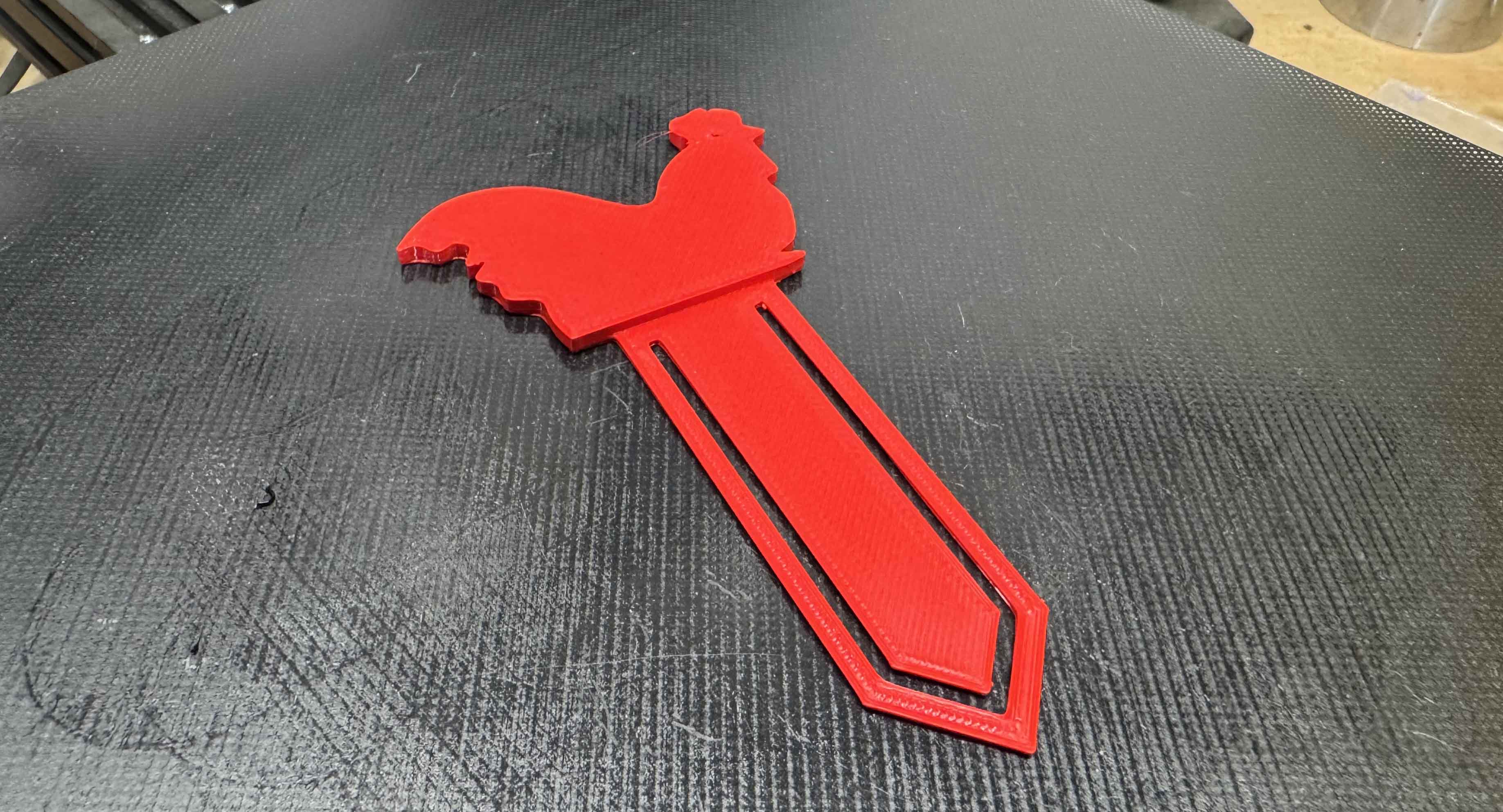 Rooster Bookmark