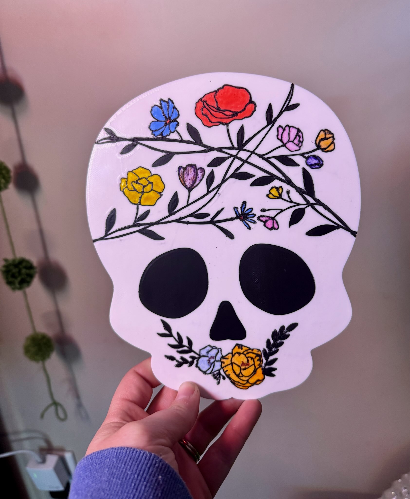 Floral Skull