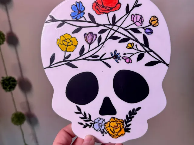 Floral Skull