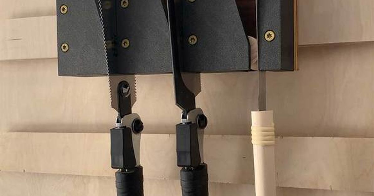 Hand Saw Holder by 3DDIY Download free STL model