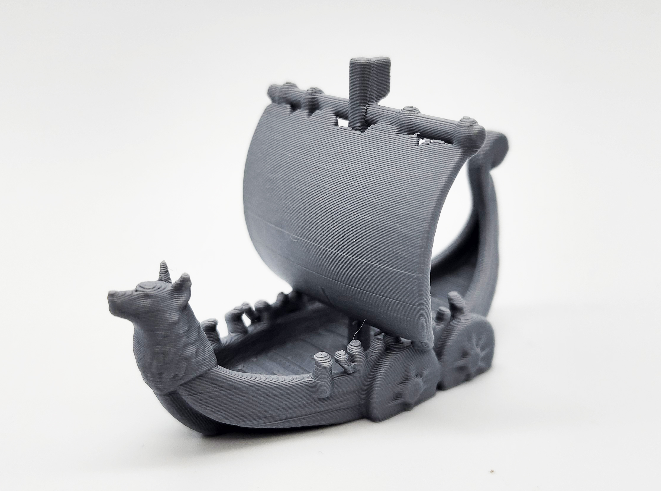 Viking Longship Benchmark - No Supports — miniatura 3