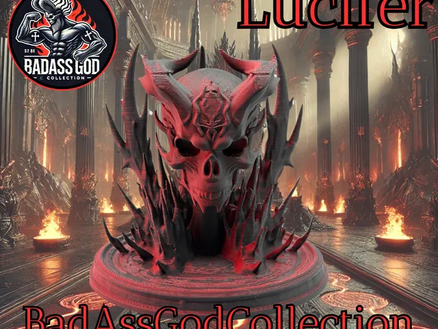 Lucifer Skull / Luzifer Schädel