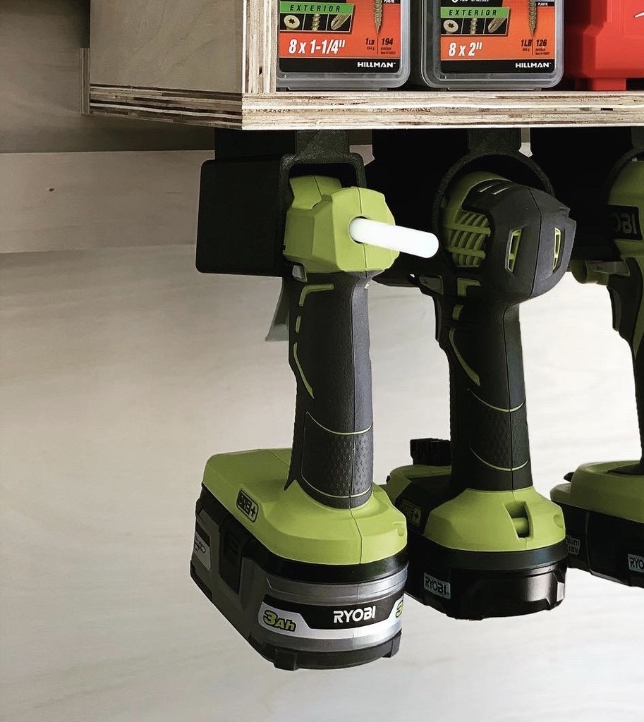 Ryobi P306 Glue Stick Holder by TankerTech, Download free STL model