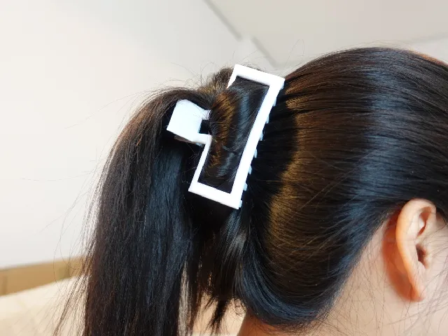 3D-printable Hair Clip
