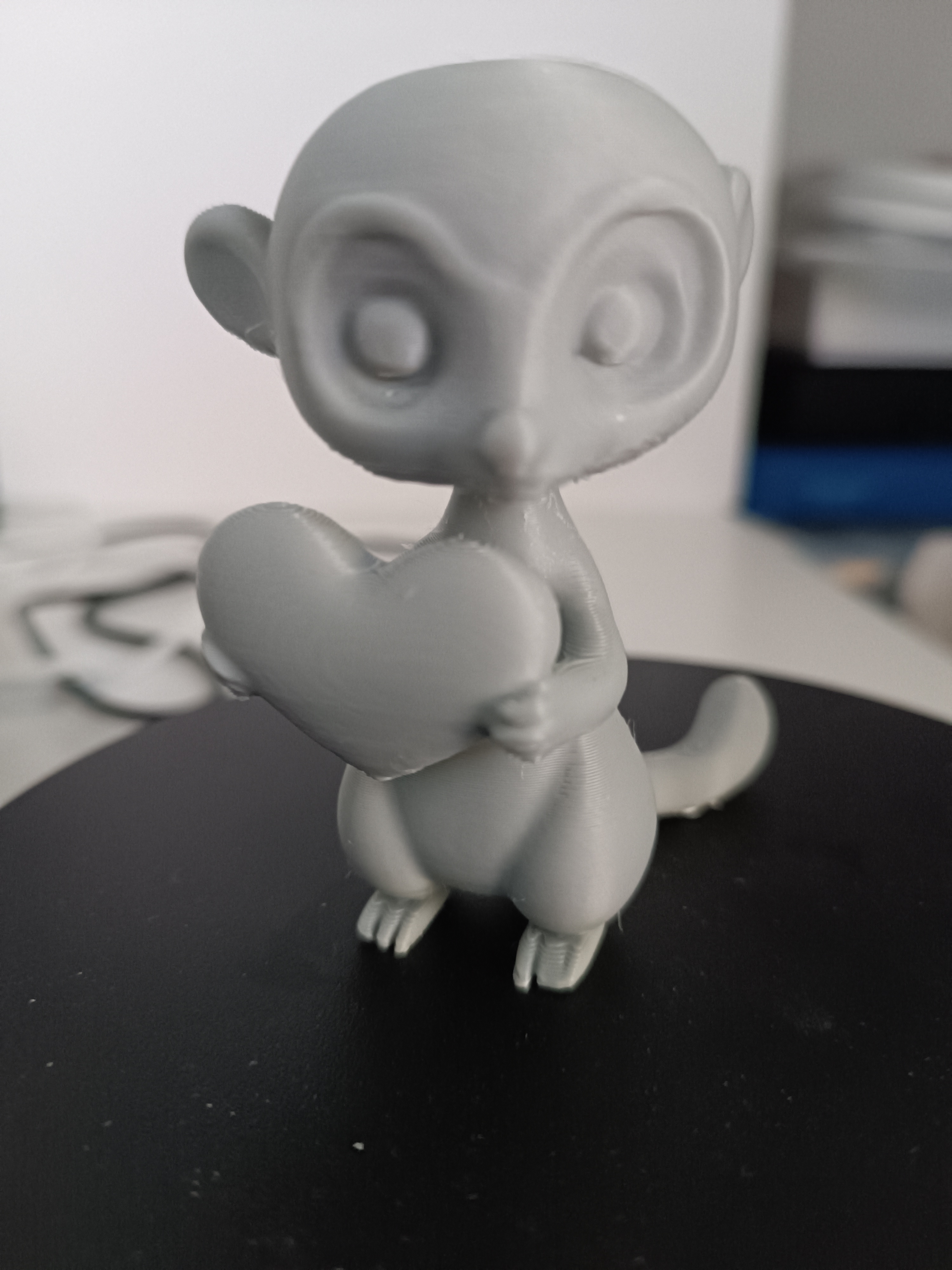 Erdmännchen mit Herz Little Meerkat with heart Valentine