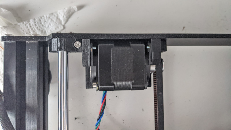 Prusa MK3s Y motor holder with double damper