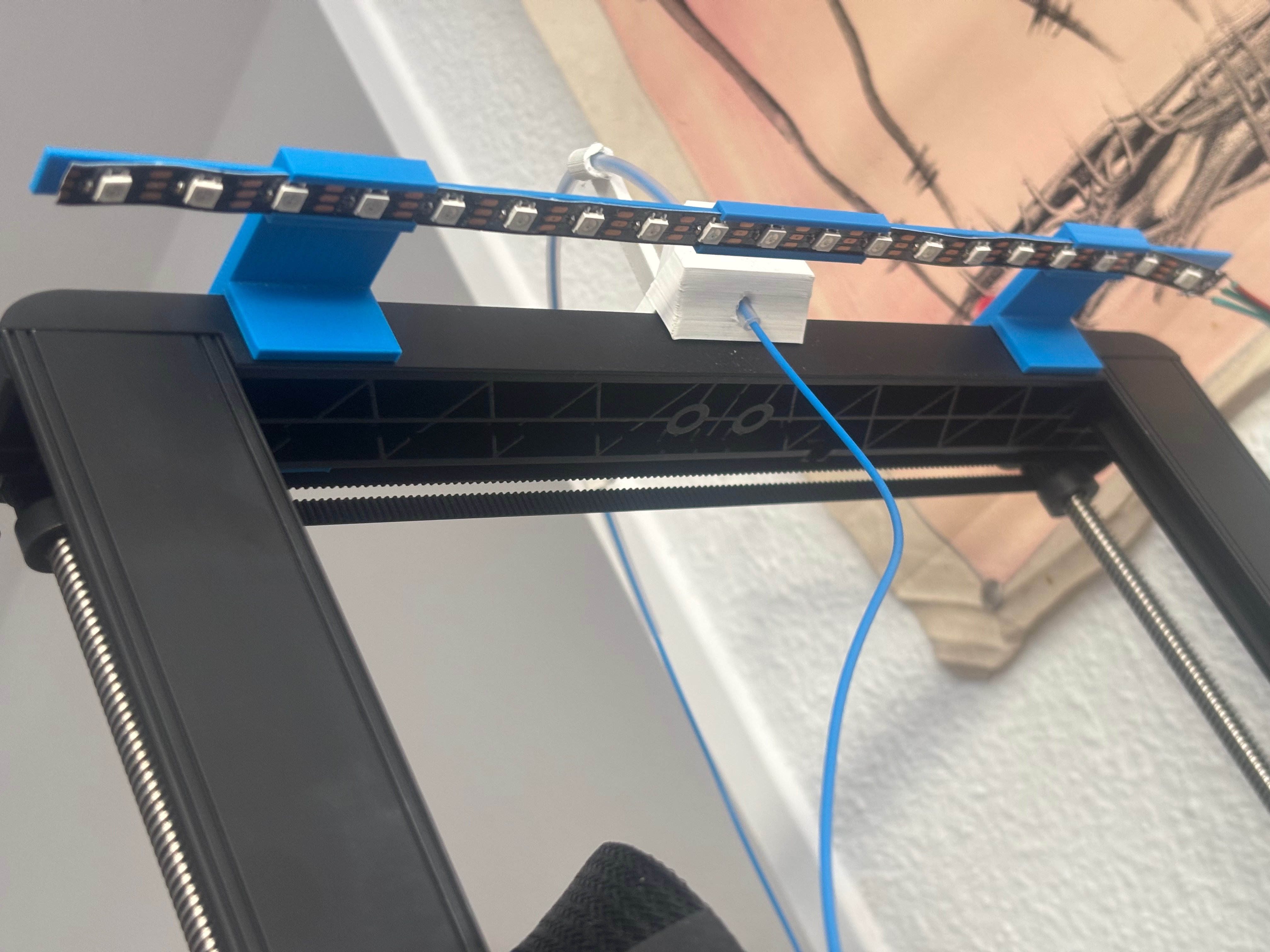 Led Strip holder for Ender 3 V3 SE/KE