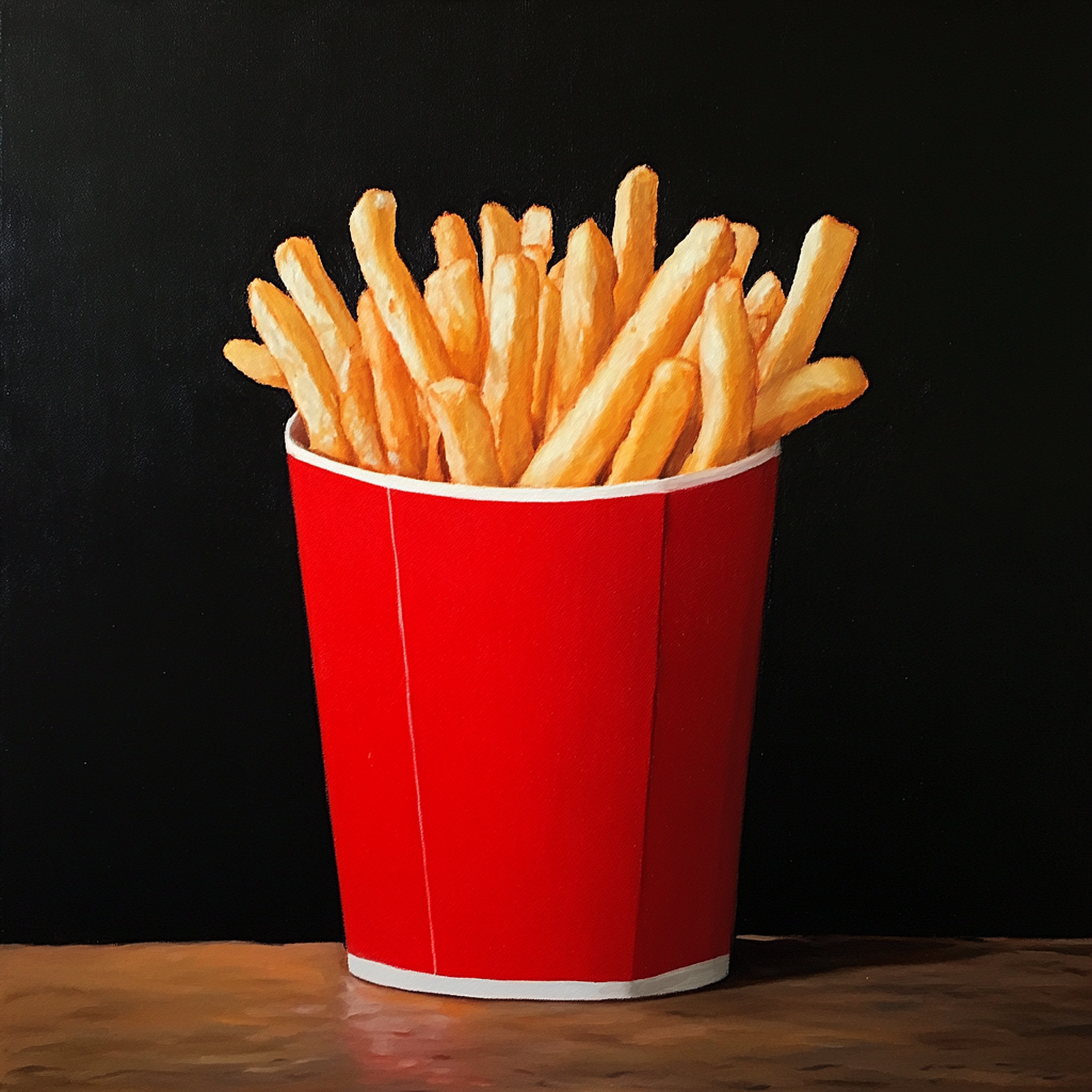 3D Fast Food Fries