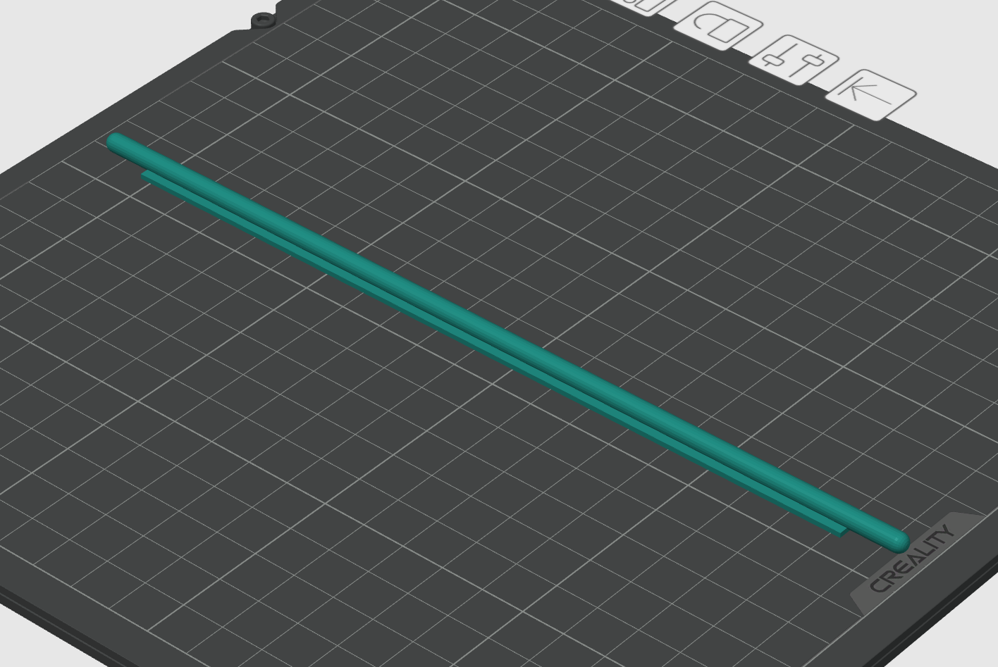 Axis for Pool skimmer door
