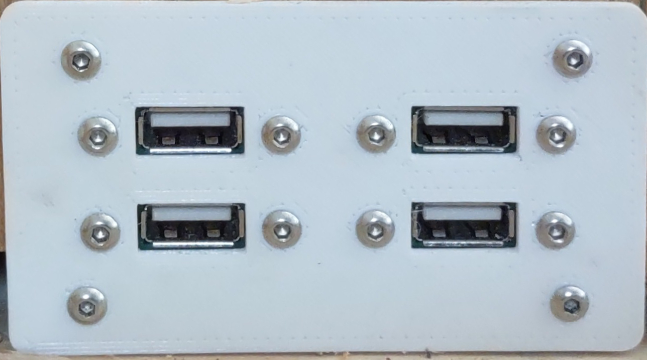 USB A Box & Wallplate
