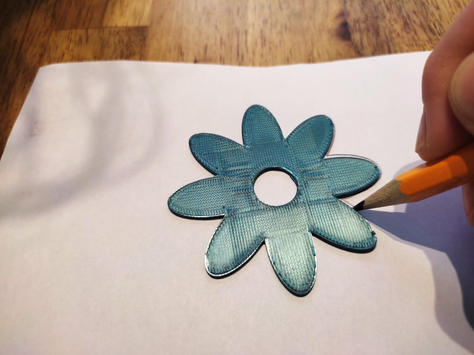 Miniatura 3 do modelo 3D Blooming flower pattern