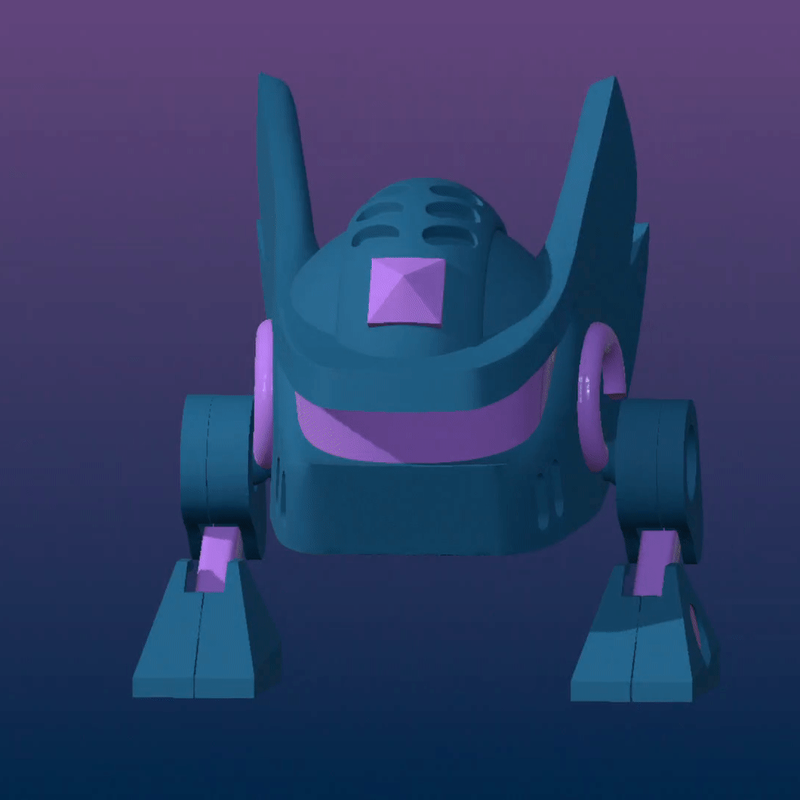 Robot number 24 from geometry dash by Fra3D.11 | Download free STL ...
