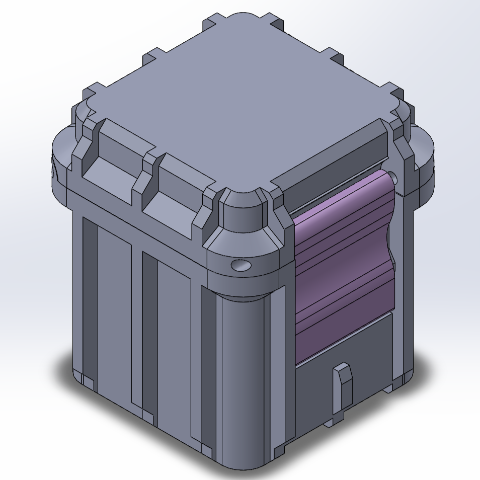 Miniatura 4 do modelo 3D 2x1 Gridfinity Rugged Box