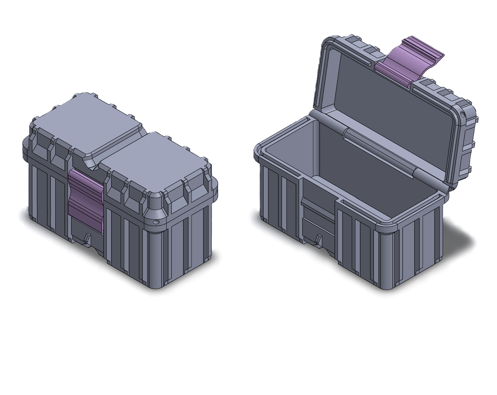 2x1 Gridfinity Rugged Box