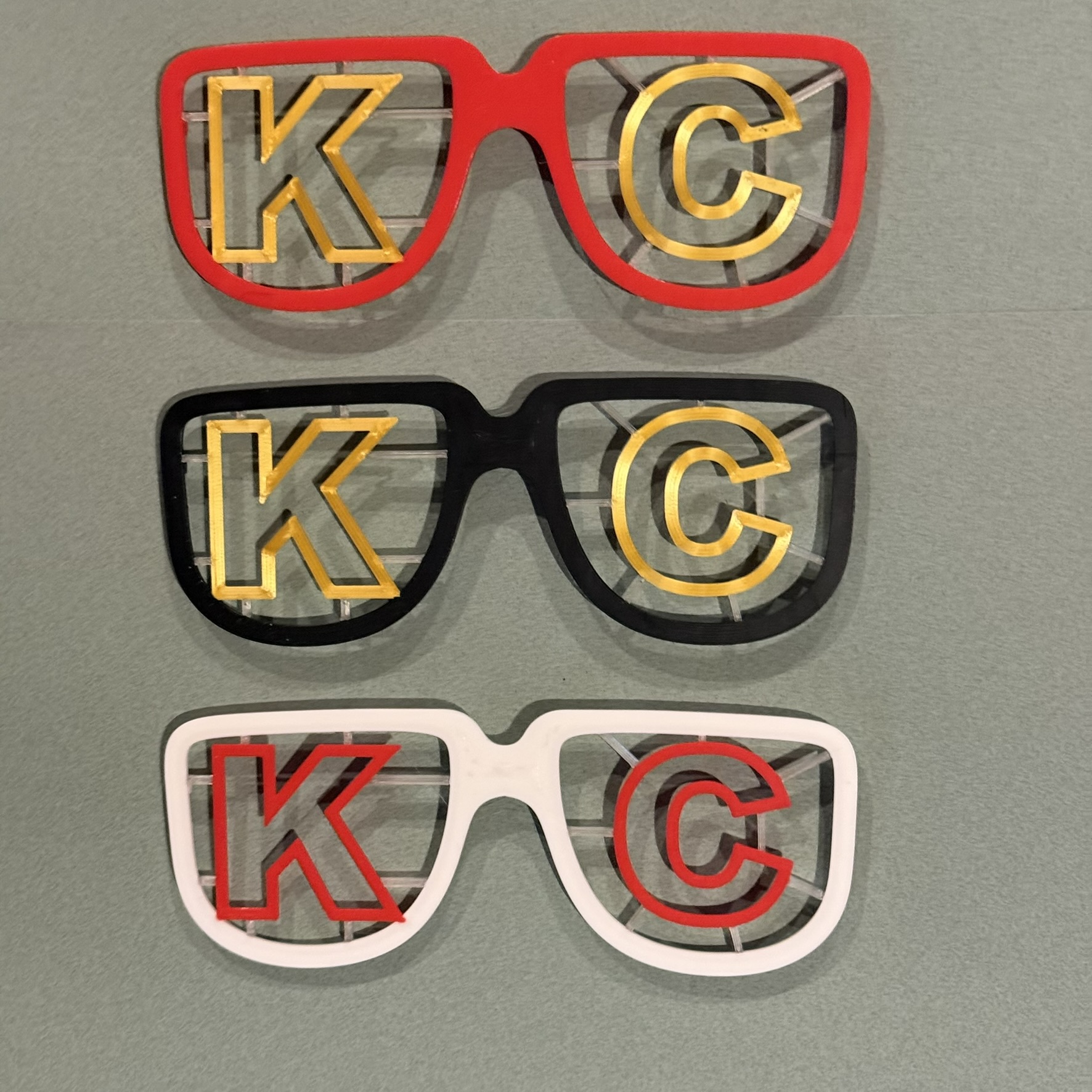 Super Bowl Schwag for Chiefs Fans: KC Rooting Glasses