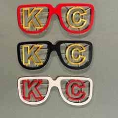 Super Bowl Schwag for Chiefs Fans: KC Rooting Glasses