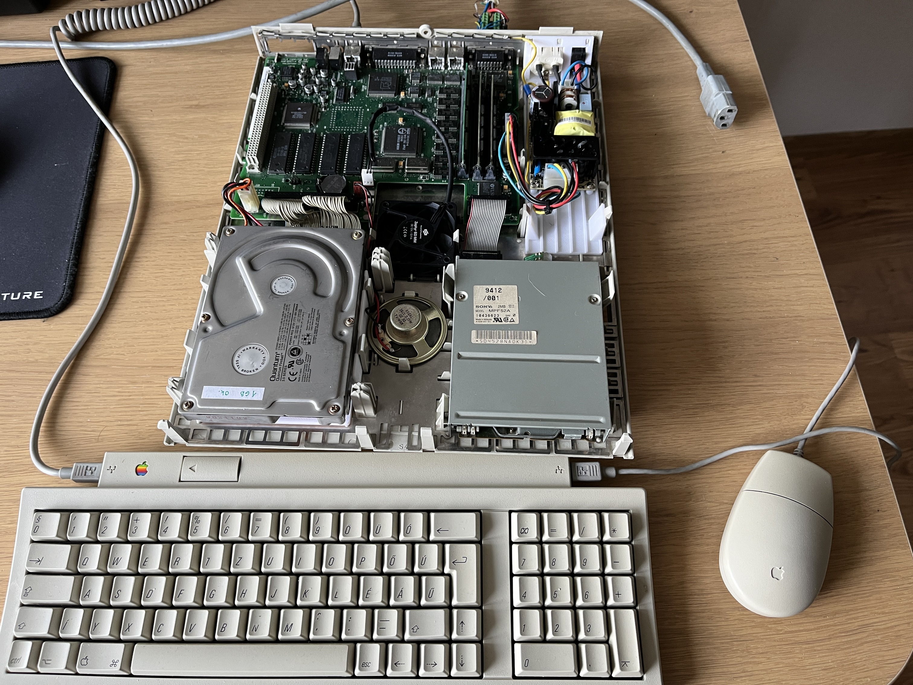 Macintosh LC II power supply board for Meanwell RPT-60A
