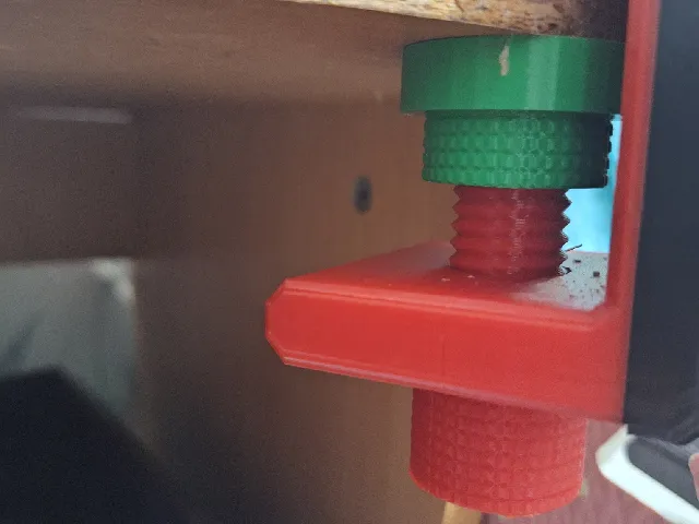 convenient bolt + adapter for a thin table for "Flexible & sturdy phone arm"