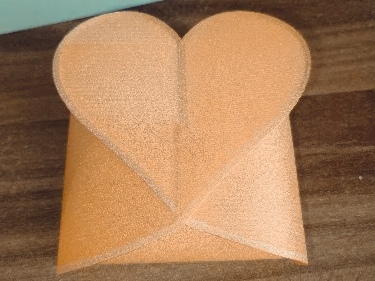 Miniatura 2 do modelo 3D Foldable Box With Heart