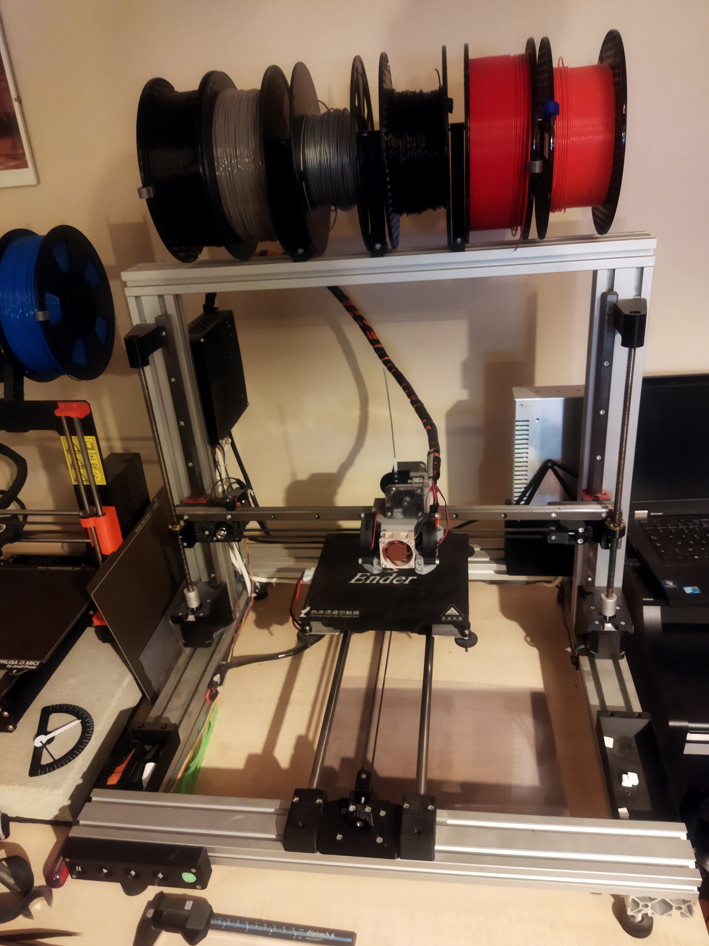 Miniatura 2 do modelo 3D Cartesian 3D printer