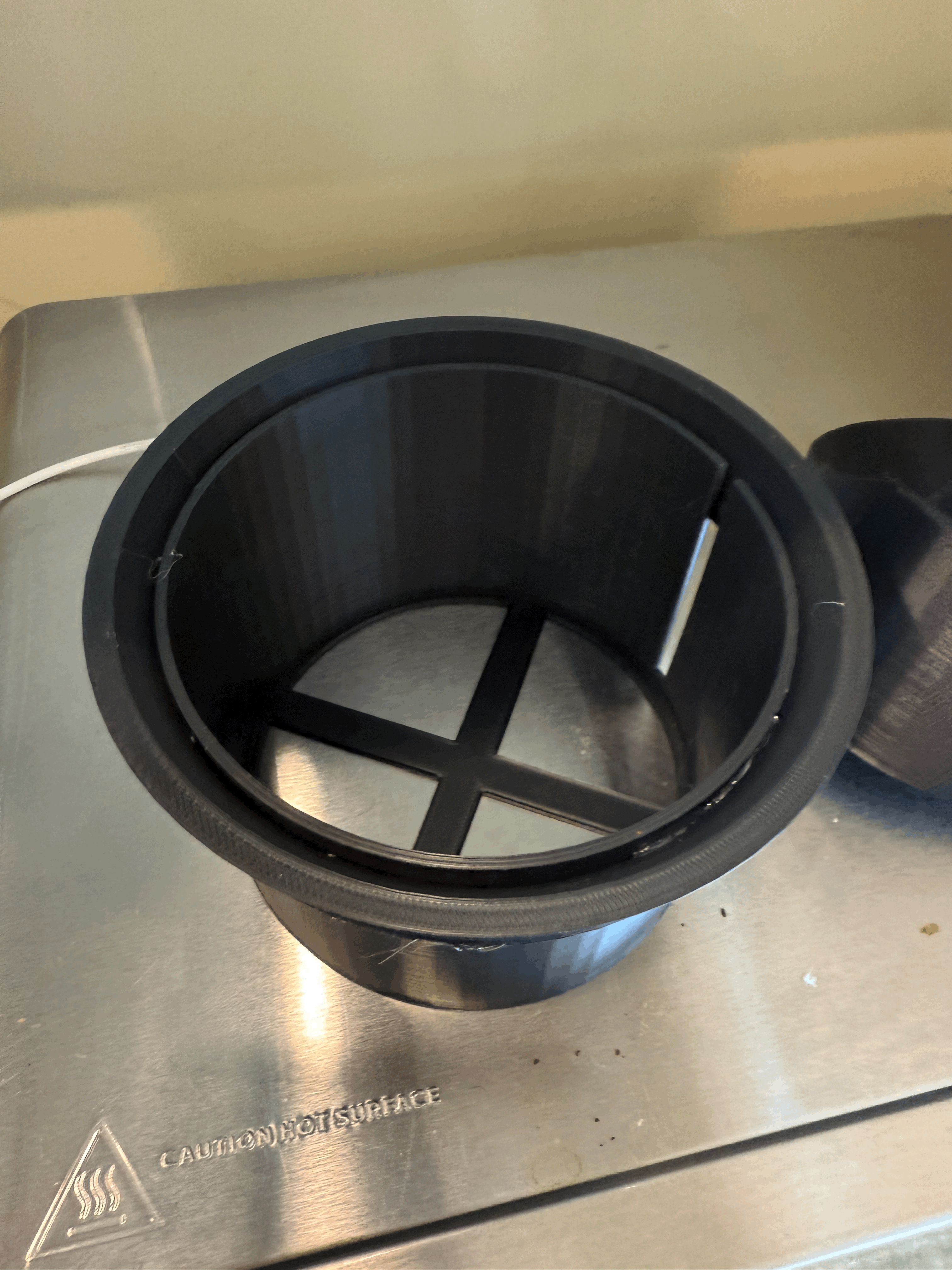 Slow coffee bean feeder for a burr grinder 3D model