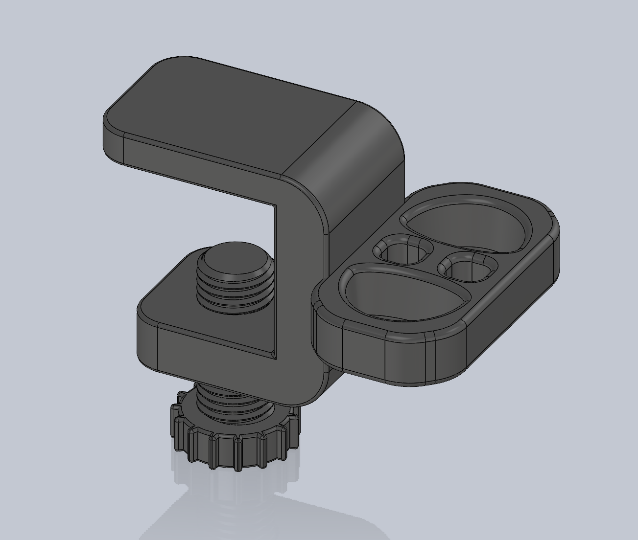 Vive VR controller holder with clamp