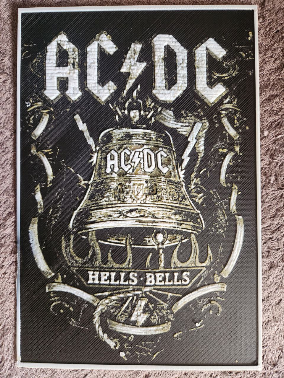 AC/DC Hells Bells - HueForge