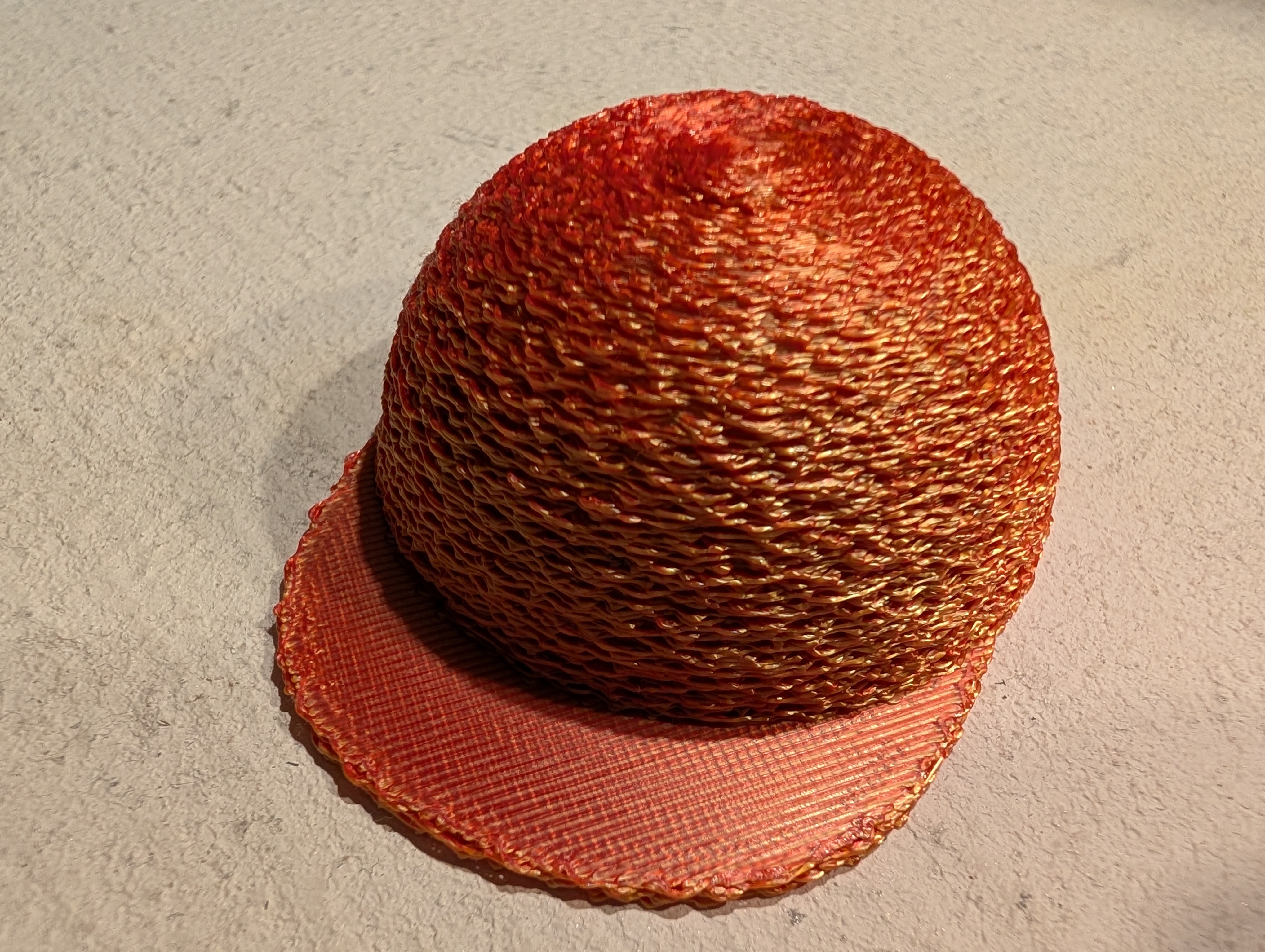 Cap for large scale LEGO-like figure