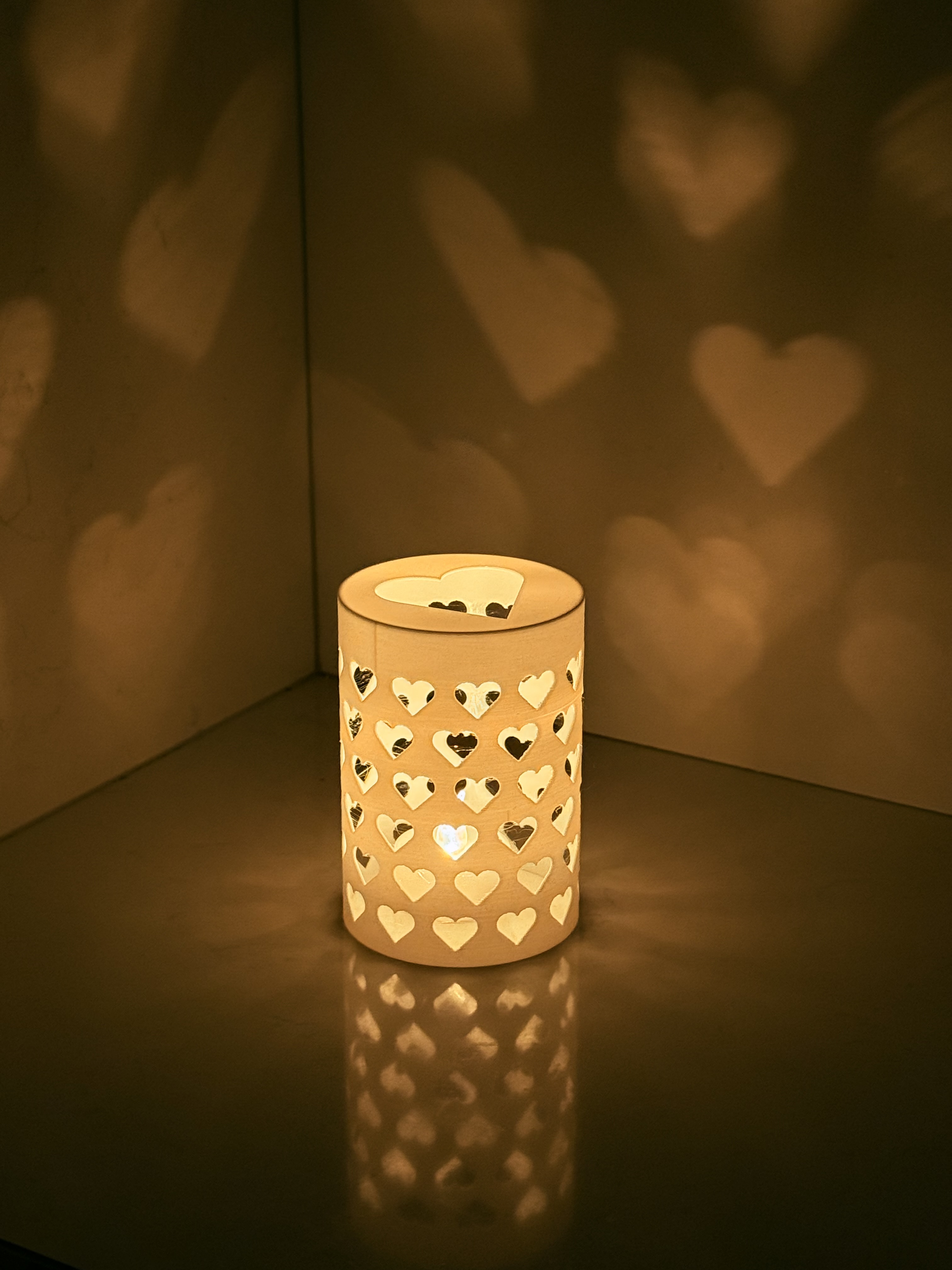 Tealight Heart Lamp