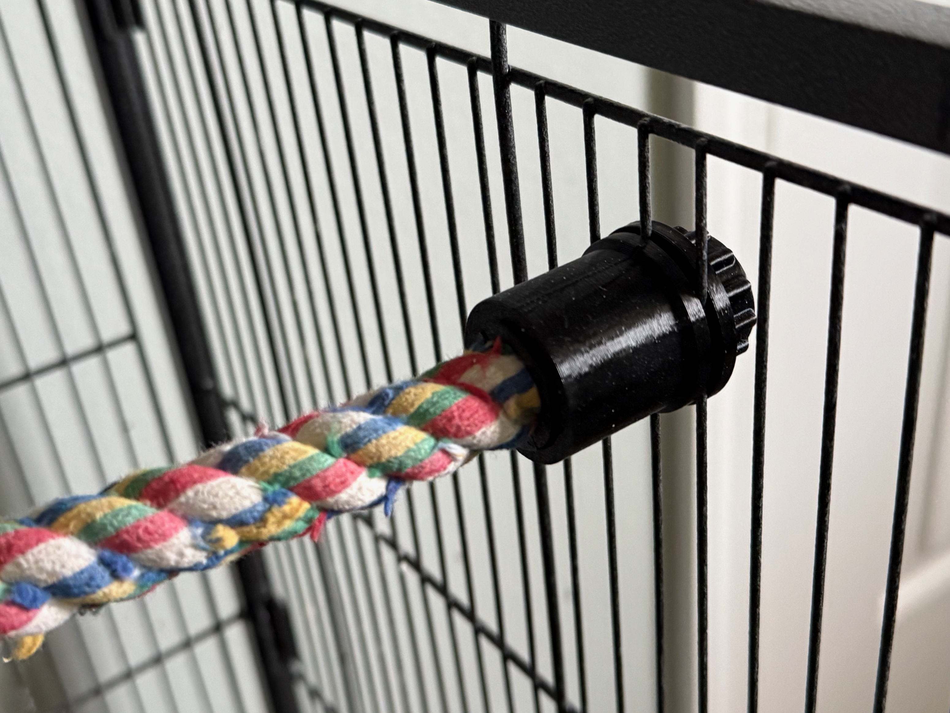 Bird Rope Perch - End Cap & Fastener