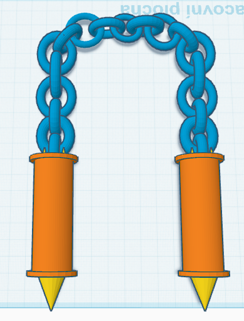 spiked nunchaku