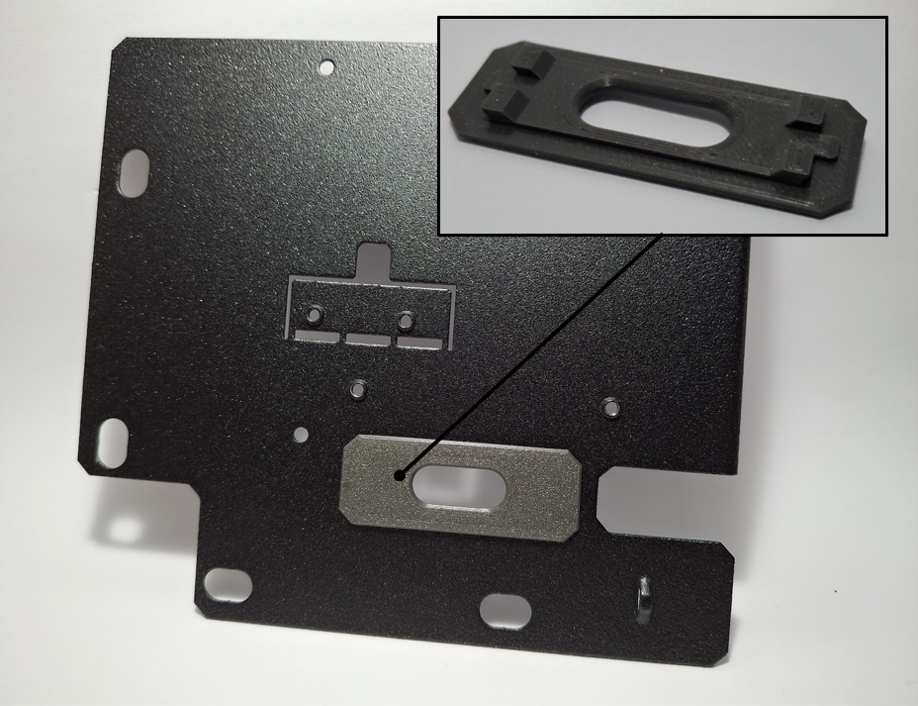 Remix - Prusa Enclosure PSU Holder Wire Pass Through Plug — miniatura 2