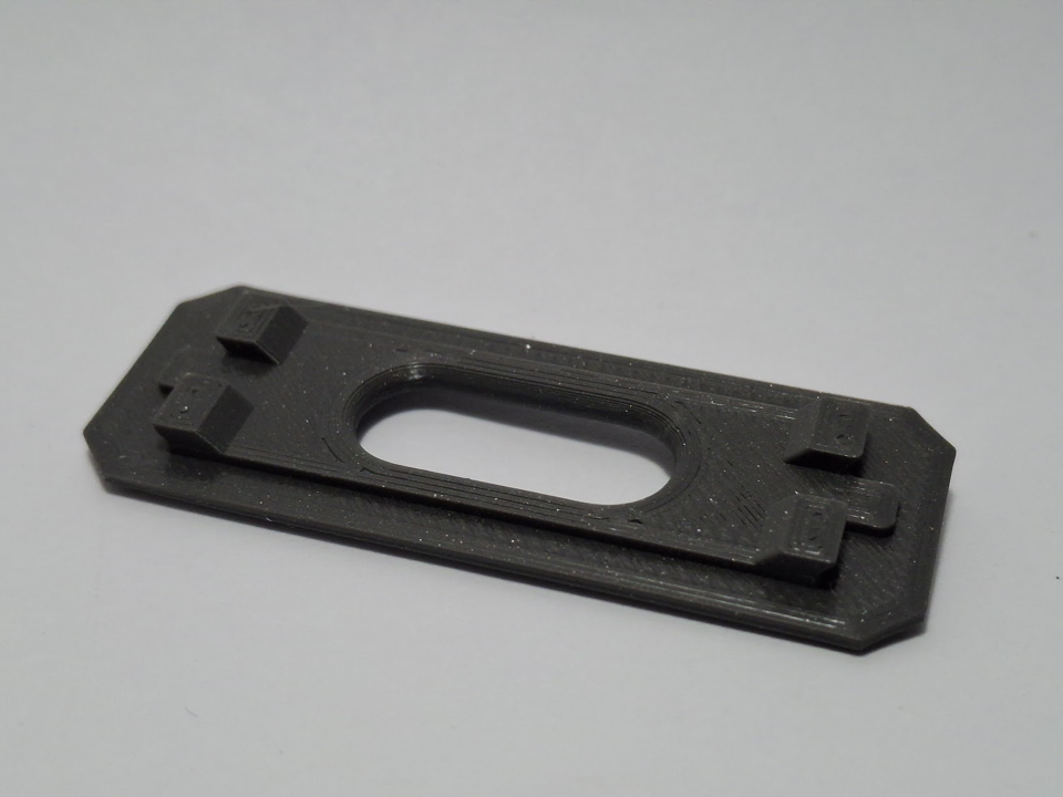 Remix - Prusa Enclosure PSU Holder Wire Pass Through Plug — miniatura 3