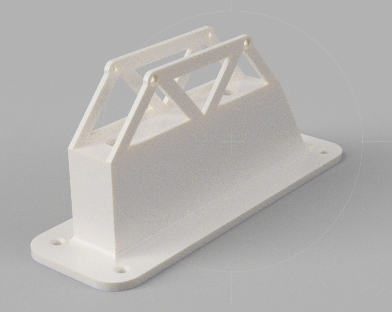 Soporte para amurar el ams a la pared