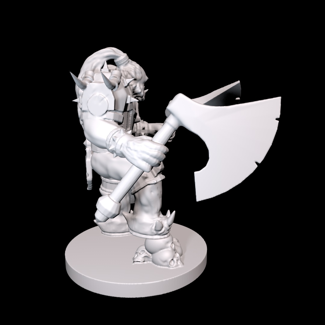 Miniatura 2 do modelo 3D orc warrior