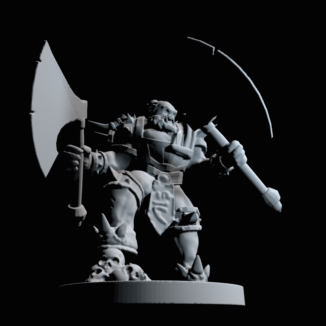 Miniatura 9 do modelo 3D orc warrior