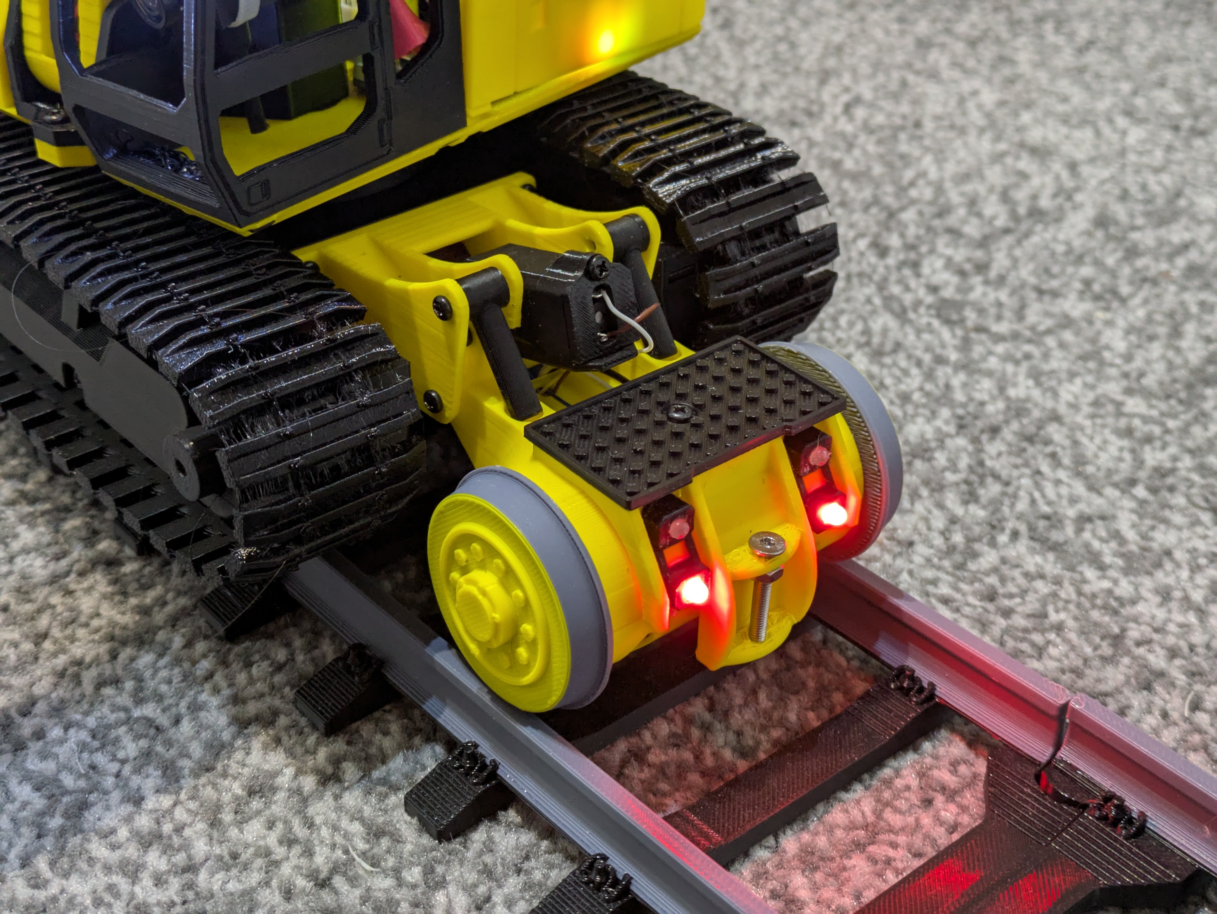RC Excavator Rail Conversion