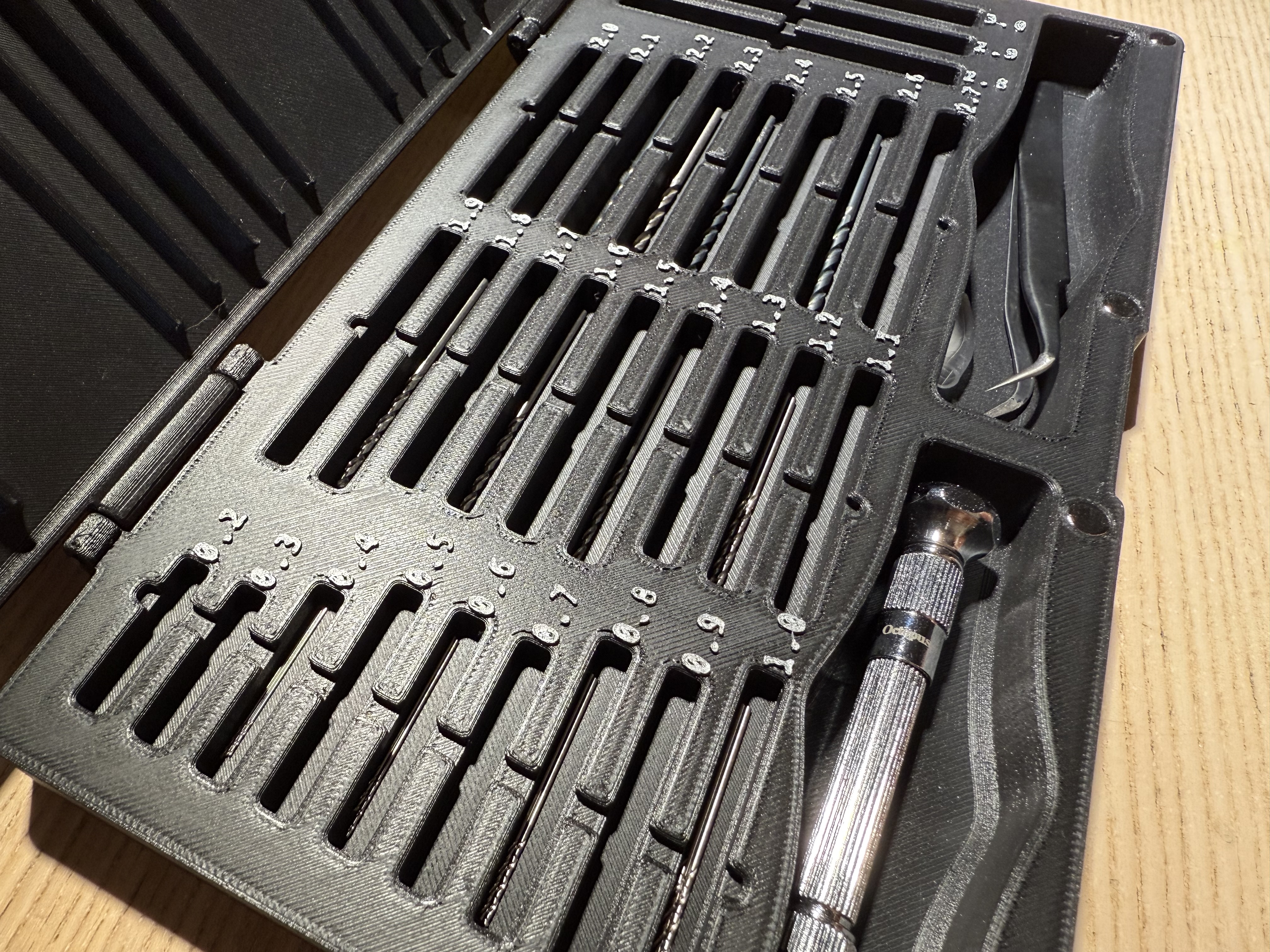Pangolin Gears - Mini Drill Bit Kit with Hand Drill Holder