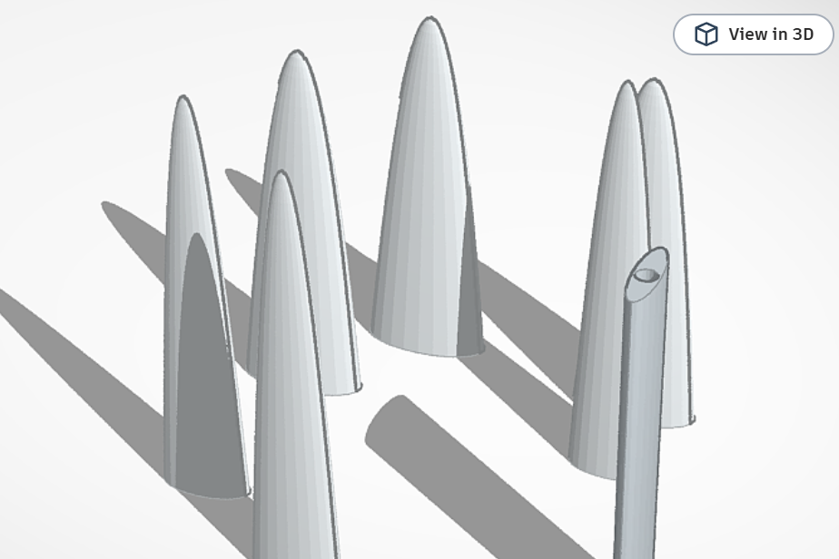Wind turbine fan blades.
