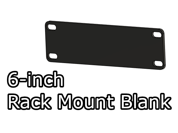 6-inch Rack Mount Blanks