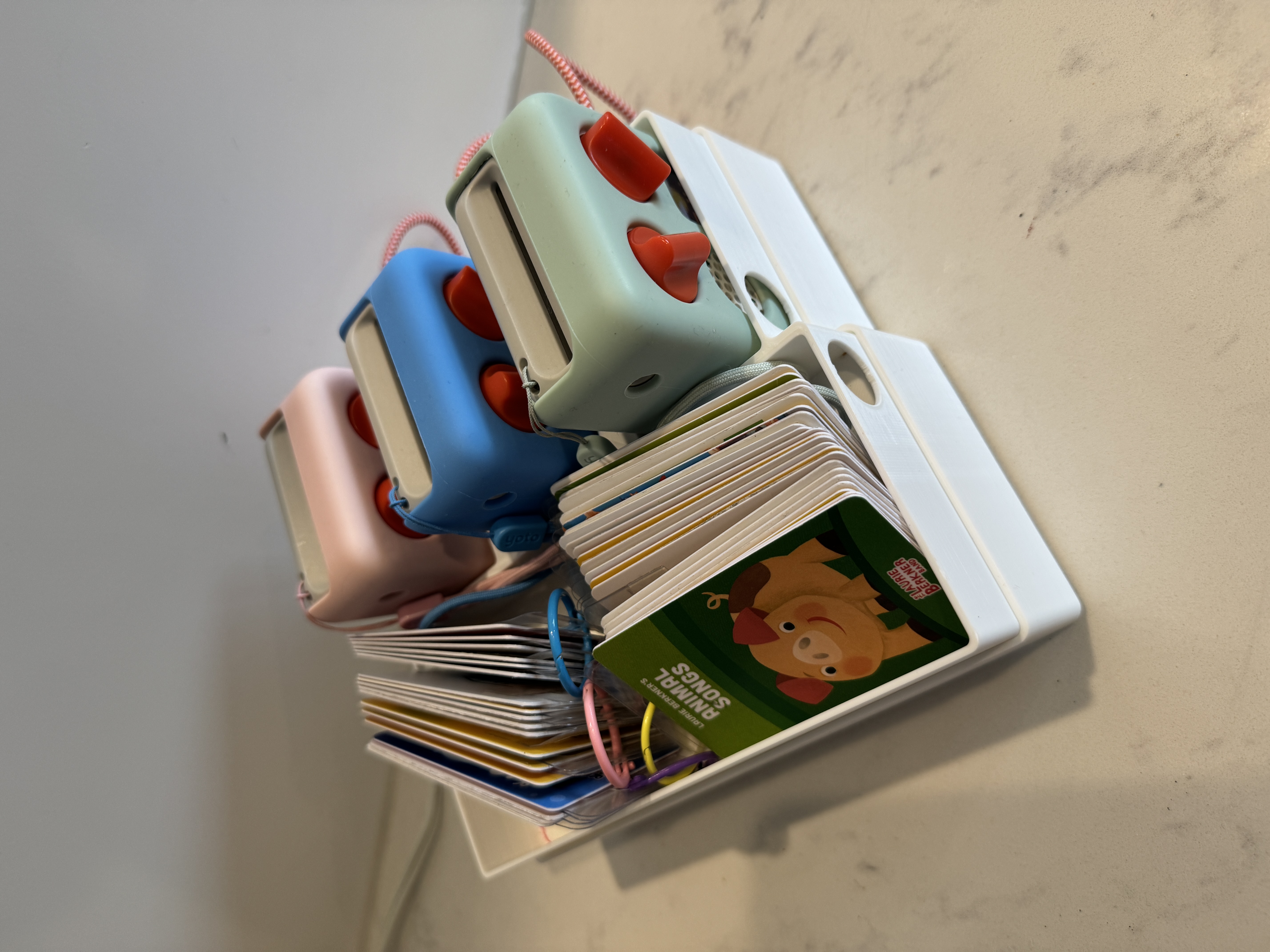 Yoto Mini Charging Stand with Card Storage and Removable Travel Tray