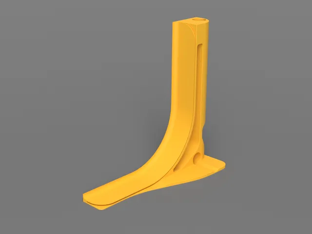 Redirected and reinforced base, printable pipes